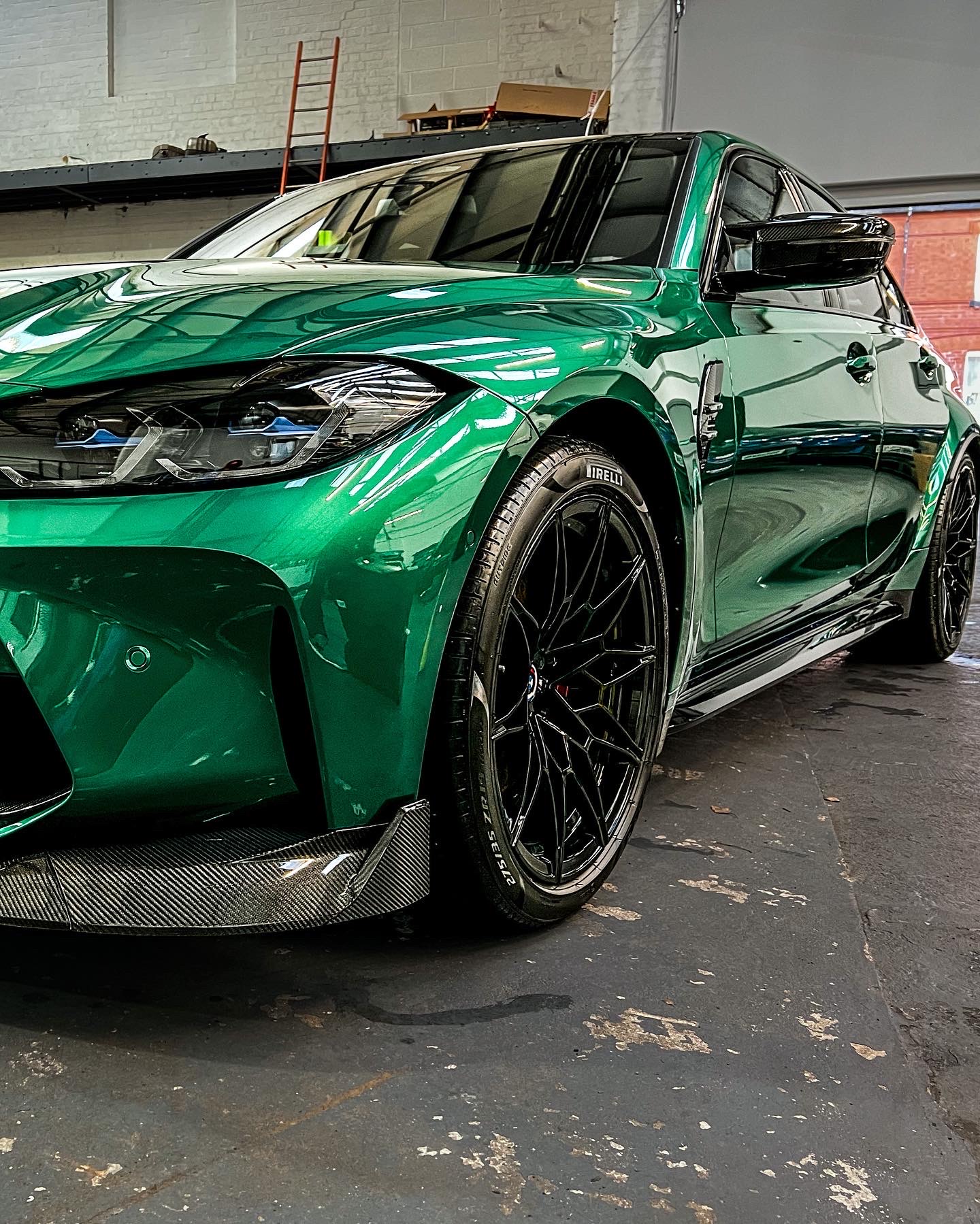 Isle of Man Green BMW M3 Competition